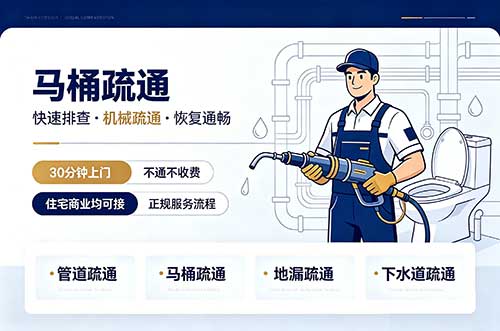 长治马桶疏通